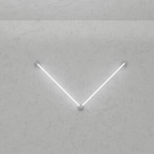 ZAHO Nástěnné LED svítidlo JETSON WL4, 38W, d. 2x120 cm Barva: Šedá, Teplota světla: 2700K - teplá bílá, Stmívání, řízení: ON/OFF (bez stmívání)