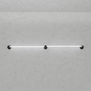 ZAHO Nástěnné LED svítidlo JETSON WL3, 38W, d. 240 cm Barva: Černá, Stmívání, řízení: bez stmívání, Chromatičnost: 3000K
