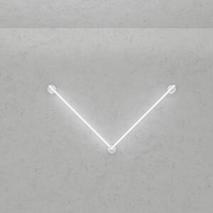 ZAHO Nástěnné LED svítidlo JETSON WL4, 38W, d. 2x120 cm Barva: Bílá, Teplota světla: 3000K - teplá bílá, Stmívání, řízení: ON/OFF (bez stmívání)