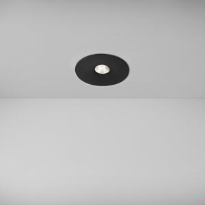 ZAHO Zapuštěné LED svítidlo PIKS, 6W, ø 60 mm, 60° Barva: Černá, Teplota světla: 3000K - teplá bílá, Stmívání, řízení: ON/OFF (bez stmívání)