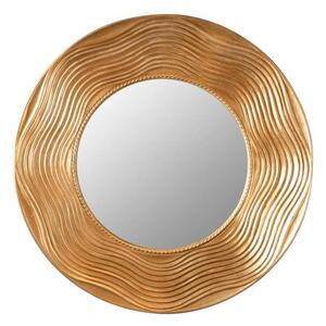 Nástěnné Zrcadlo Circle 100Cm Kulaté Zlaté Invicta Interior