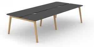 NARBUTAS - Čtyřmístný pracovní stůl NOVA WOOD HPL 280x164 cm