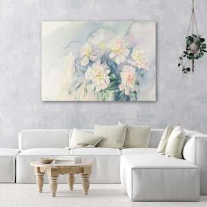Obraz na plátně Kytice bílých květů Rozměry: 60 x 40 cm