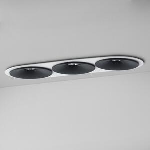 ZAHO Zapuštěné LED svítidlo SPEAKER RD100, 28W, š. 335 mm, 60° Barva: Bílá, Teplota světla: 3000K - teplá bílá, Stmívání, řízení: ON/OFF (bez stmívání)