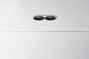 ZAHO Zapuštěné LED svítidlo SPEAKER RD60, 11W, š. 130 mm, IP44, 60° Barva: Bílá, Teplota světla: 3000K - teplá bílá, Stmívání, řízení: ON/OFF (bez stmívání)