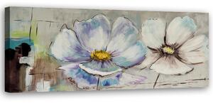Obraz na plátně Dvě květiny Rozměry: 90 x 30 cm