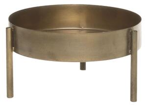 Bronzový antik dekorační podnos na nožičkách Bro Tray - 21*10 cm - Chic Antique