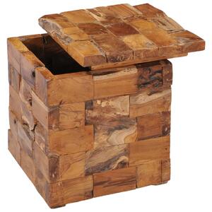 Úložná stolička masivní teakové dřevo