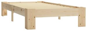 Rám postele masivní borové dřevo 100 x 200 cm