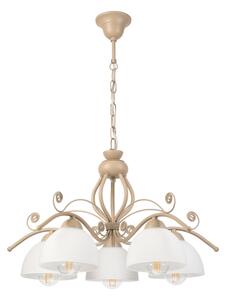 Brilagi - Lustr na řetězu ANTICO MODERN 5xE27/60W/230V béžová