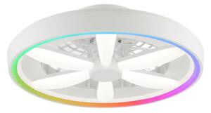 Brilliant - LED RGBW Stropní ventilátor se světlem GAIANO LED/48W/230V bílá + DO