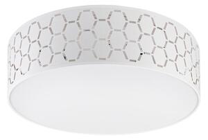 Stropní svítidlo ULLE 2xE27/15W/230V pr. 45 cm bílá
