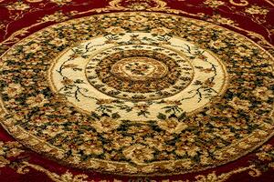 Makro Abra Oválný koberec YESEMEK 6548A červený Rozměr: 70x140 cm