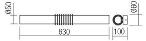 Redo 01-1431 - LED Nástěnné svítidlo AVANCE LED/14W/230V 63 cm bílá