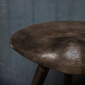 AUDO (MENU) Barová stolička ML 42 Counter, Natural Oak, nerezová ocel
