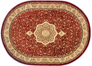 Makro Abra Oválný koberec YESEMEK 5071A červený Rozměr: 70x140 cm