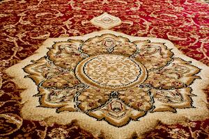 Makro Abra Oválný koberec YESEMEK 5071A červený Rozměr: 200x300 cm