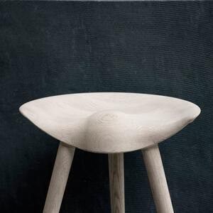 AUDO (MENU) Barová stolička ML 42 Bar, Natural Oak, nerezová ocel