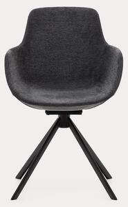 Otočná židle tassina tmavě šedá