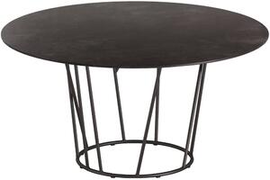 Fast Jídelní stůl Wild, Fast, kulatý 146x73 cm, rám lakovaný hliník barva dle vzorníku, deska keramika barva Cement