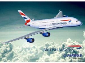 Cedule Letadlo Britisch Airways Airbus