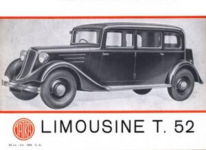 Cedule Limousine Tatra 52