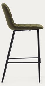 Barová židle luzinda 65 cm zelená