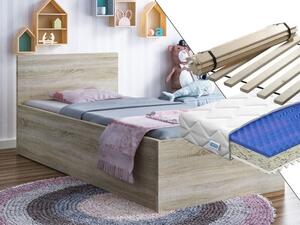 Magnat Vyvýšená postel Mary 90 x 200 cm + sendvičová matrace + rošt
