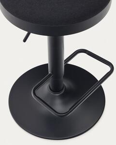 Barová židle biza 80 cm černá