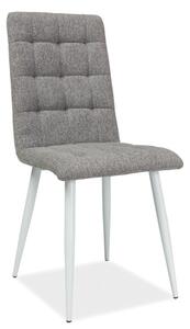 Jídelní židle Olivie (šedá + bílá). 1050684