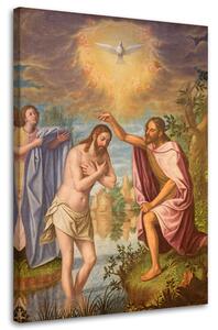 Obraz na plátně Křest Krista v Jordáně Granada Rozměry: 40 x 60 cm