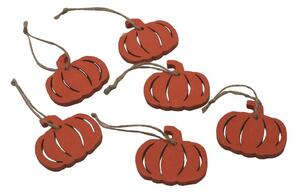 Dekorace závěsná dýně 5 cm - 6 ks 3001395