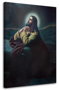 Obraz na plátně Modlitba Ježíše v olivové zahradě Rozměry: 40 x 60 cm