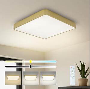 Brilagi-LED Stm. str. sv. POOL SQUARE LED/36W/230V 3000-6000K 40x40 cm zlatá+DO