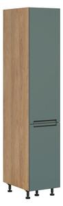 BRW Kuchyně Family Line Iris DC-40/207-CC, dub hikora/boho green matt