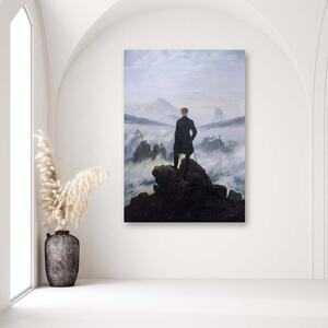 Obraz na plátně Poutník nad mořem mlhy - Caspar David Friedrich, reprodukce Rozměry: 40 x 60 cm