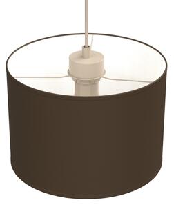 Lustr na lanku ARDEN 1xE27/15W/230V pr. 25 cm béžová/hnědá