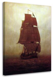Obraz na plátně Plachetnice - Caspar David Friedrich, reprodukce Rozměry: 40 x 60 cm
