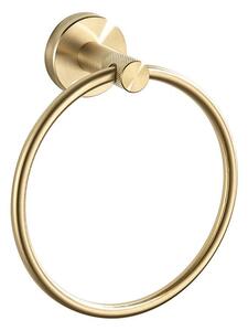 Koupelnový věšák REA MODERN Ring 6610 zlatá kartáčovaná