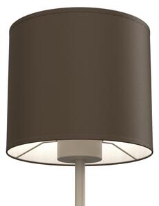 Stolní lampa ARDEN 1xE27/15W/230V béžová/hnědá