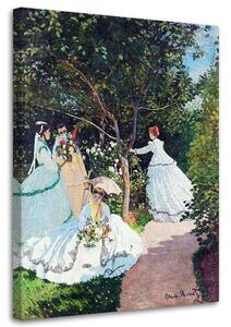 Obraz na plátně Ženy v zahradě - Claude Monet, reprodukce Rozměry: 40 x 60 cm