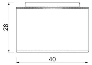 Stropní svítidlo ARDEN 3xE27/15W/230V pr. 40 cm béžová/hnědá