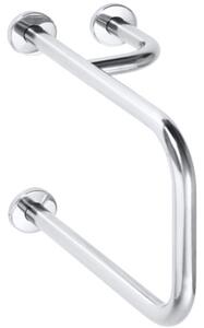 Bemeta Design HELP: Madlo, s dvojitým kotvením, pravé, s krytkou, lesk - 301122111