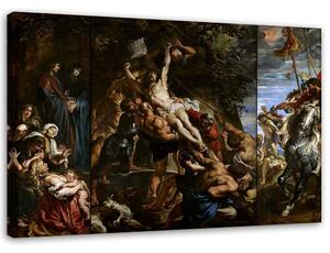 Obraz na plátně Vynášení kříže - Peter Paul Rubens, reprodukce Rozměry: 60 x 40 cm