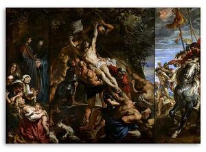 Obraz na plátně Vynášení kříže - Peter Paul Rubens, reprodukce Rozměry: 60 x 40 cm