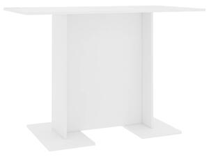 Jídelní stůl bílý 110 x 60 x 75 cm dřevotříska
