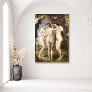 Obraz na plátně Tři milosti - Peter Paul Rubens reprodukce Rozměry: 40 x 60 cm