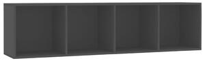 Knihovna/TV skříňka černá 143 x 30 x 36 cm