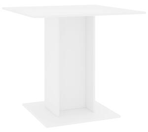 Jídelní stůl bílý 80 x 80 x 75 cm dřevotříska