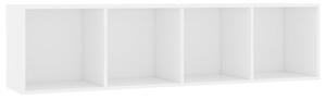 Knihovna/TV skříňka bílá 143 x 30 x 36 cm